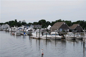 Slips & Land Storage for Boats & Yachts by Oceanport Landing Marina in Oceanport, NJ.